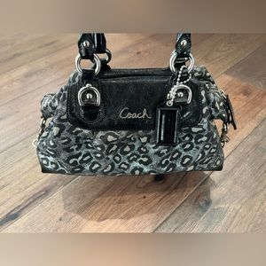 Cheetah print COACH purse